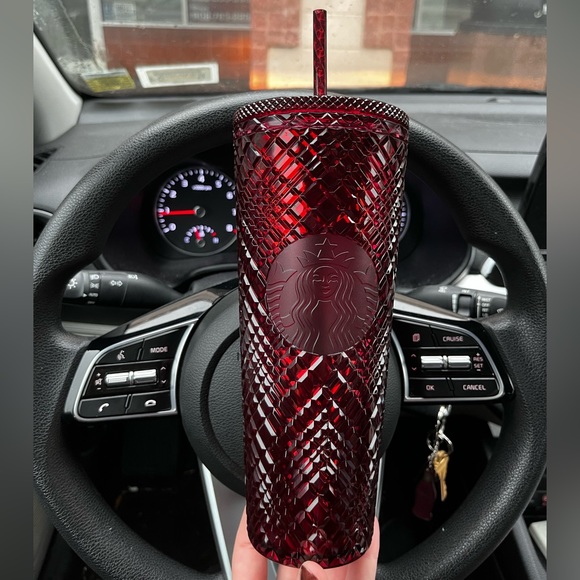 Starbucks Other - Starbucks Ruby Red Xmas Jeweled Tumbler
Cold Cup Holiday 2021